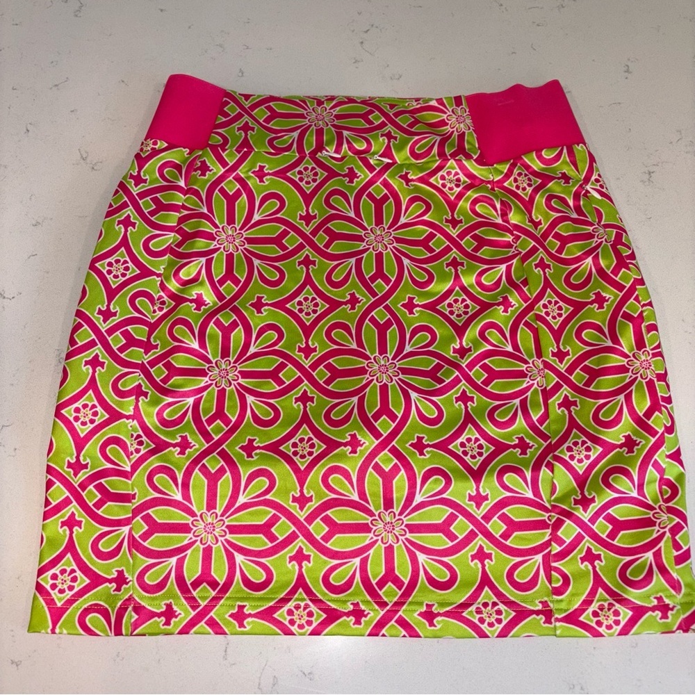 Gretchen Scott Hot Pink / Lime Green Skort (S)